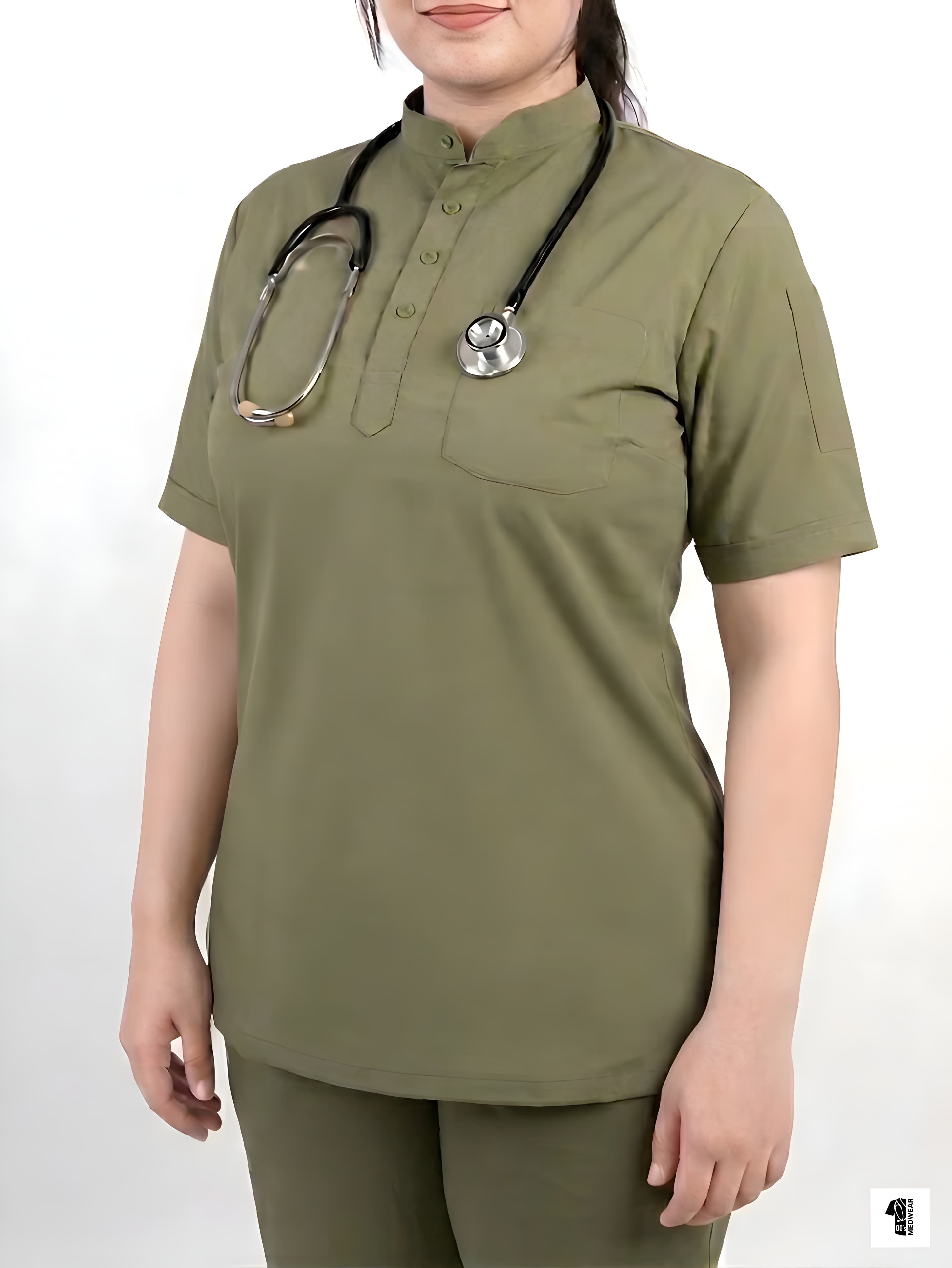 Aurex ─ Muted Olive Scrub